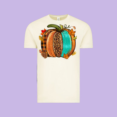 Fall Leopard Pumpkin Vintage Tee Designed By Nancycooperartshop