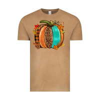Vintage Camel Fall leopard pumpkin Vintage Tee - NancyCooperArtShop