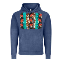 Vintage Denim ladybug brushstrokes  2 Vintage Hoodie - BarkalooDesign
