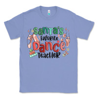 Colony Blue santa's favorite dance teacher Classic Tee - MaliasSmallBusiness