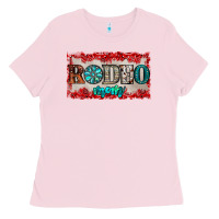 Bubblegum Pink rodeo mom Ladies Tee - JahusDesignShop