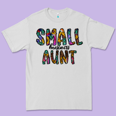Small Business Aunt Premium Tee Designed By Cowhidedigitalart