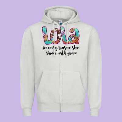 Lola Zipper Hoodie Designed By Artiststas