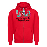 Red lola Zipper Hoodie - Artiststas