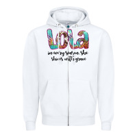 White lola Zipper Hoodie - Artiststas