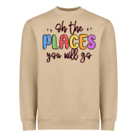 Mushroom oh the places you will go Heavyweight Sweatshirt - MaliasSmallBusiness