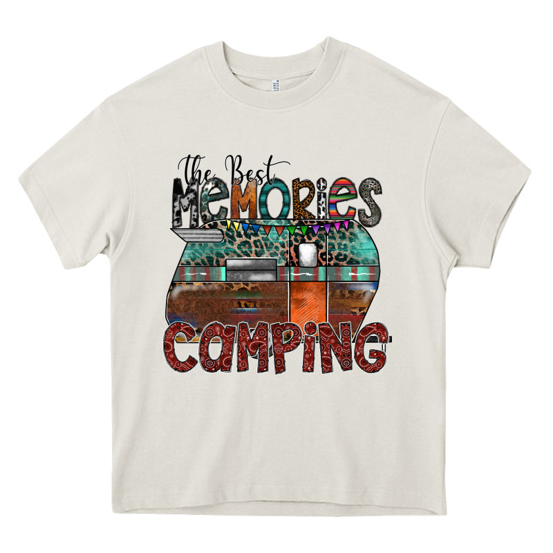 The Best Memories Camping Heavy Core Tee by SublimationCraftShop | Teevron