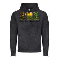 Vintage Arctic peace love green lizard Vintage Hoodie - LillyAllenDesigns