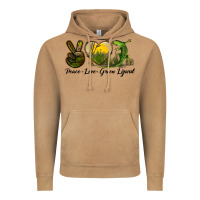 Vintage Camel peace love green lizard Vintage Hoodie - LillyAllenDesigns