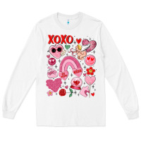White cute valentines day Long Sleeve Tee - MaliasSmallBusiness