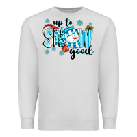 Dove Grey up to snow good Premium Sweatshirt - texasbilliewilder