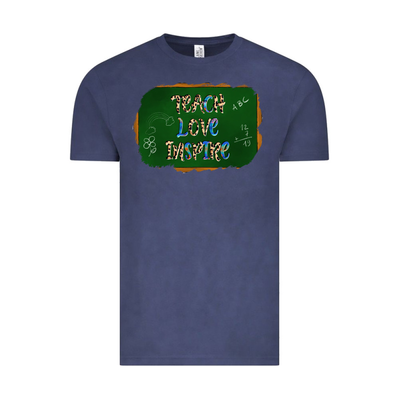 Teach Love Inspire Chalkboard Vintage Tee by AdoDesignShop | Teevron
