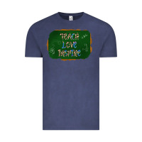 Vintage Denim teach love inspire chalkboard Vintage Tee - AdoDesignShop