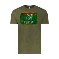 Vintage Olive teach love inspire chalkboard Vintage Tee - AdoDesignShop