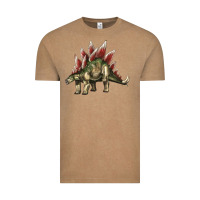 Vintage Coffee Stegosaurus Vintage Tee - LillyAllenDesigns