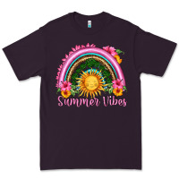Plum summer vibes  rainbow Premium Tee - HRA Design Shop