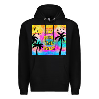Black float drink tan & repeat Premium Hoodie - TumblerDesignByShophia