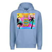 Colony Blue float drink tan & repeat Premium Hoodie - TumblerDesignByShophia