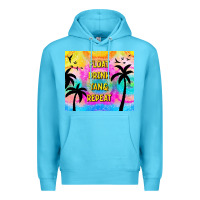 Ocean Blue float drink tan & repeat Premium Hoodie - TumblerDesignByShophia