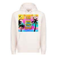 Pale Pink float drink tan & repeat Premium Hoodie - TumblerDesignByShophia