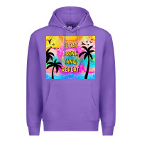 Purple float drink tan & repeat Premium Hoodie - TumblerDesignByShophia