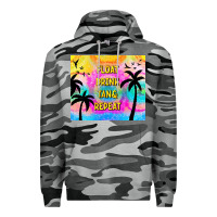 Slate Camo float drink tan & repeat Premium Hoodie - TumblerDesignByShophia