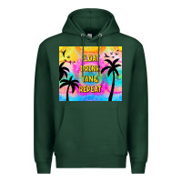 Sports Green float drink tan & repeat Premium Hoodie - TumblerDesignByShophia