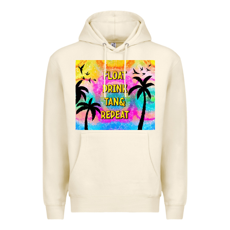 Float Drink Tan & Repeat Premium Hoodie by TumblerDesignByShophia | Teevron