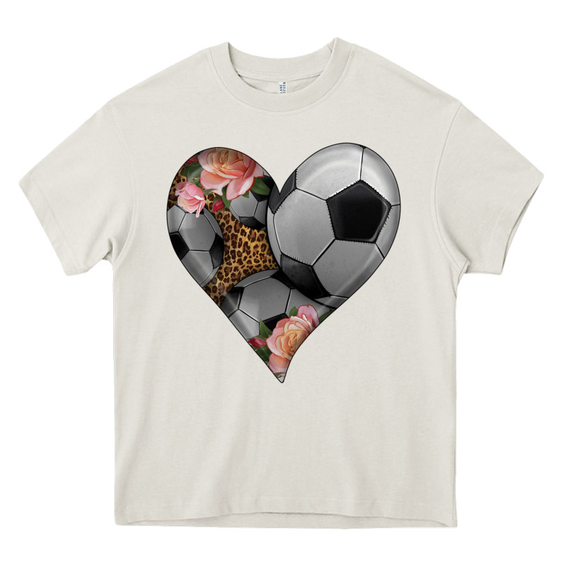 Western Soccer Heart Heavy Core Tee by HRA Design Shop | Teevron