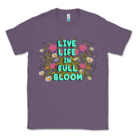 Lavender live life in full bloom Classic Tee - MaliasSmallBusiness