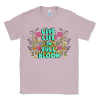 Lilac live life in full bloom Classic Tee - MaliasSmallBusiness
