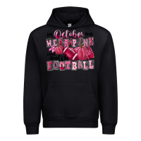Black in october we wear pink and watch football Urban Hoodie - FaDigitalArtStudio