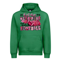 Emerald in october we wear pink and watch football Urban Hoodie - FaDigitalArtStudio