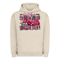 Pigment French Oak in october we wear pink and watch football Urban Hoodie - FaDigitalArtStudio