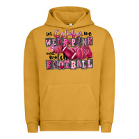 Pigment Peanut Butter in october we wear pink and watch football Urban Hoodie - FaDigitalArtStudio