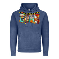 Vintage Denim firefighter coffee Vintage Hoodie - Jasminsmagicworld
