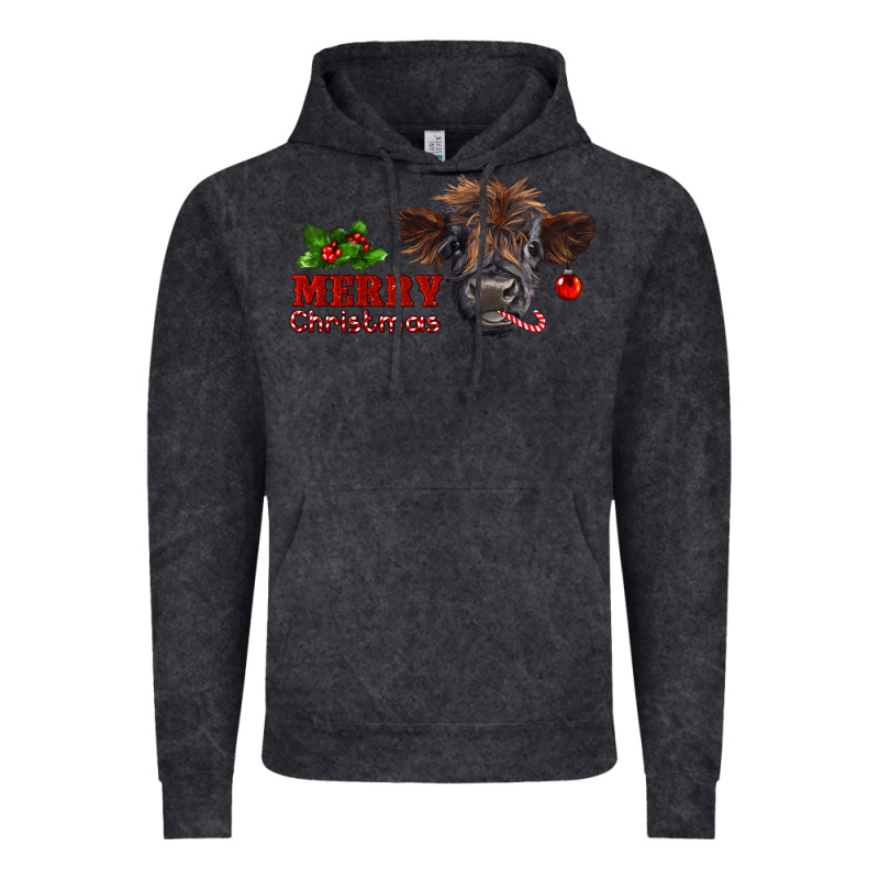 Merry Christmas Calf Vintage Hoodie by RanaPortraitStore | Teevron