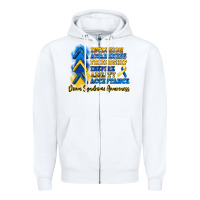 White down syndrome awareness Zipper Hoodie - Artiststas