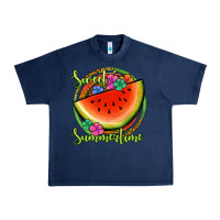 Navy sweet summertime watermelon Urban Heavy Tee - Jasminsmagicworld