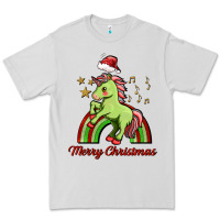 Dove Grey merry christmas unicorn Premium Tee - FaDigitalArtStudio