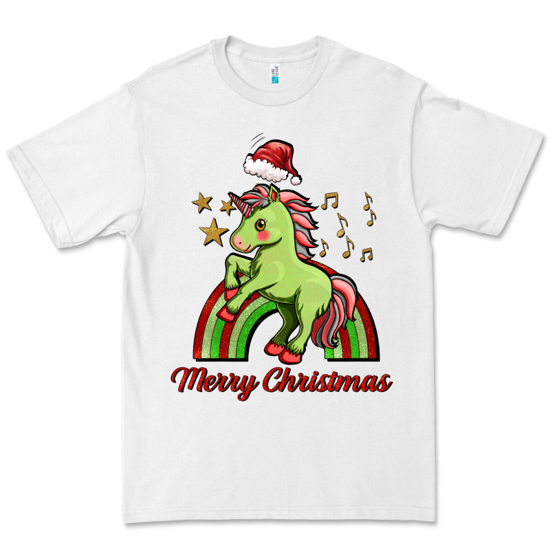 Merry Christmas Unicorn Premium Tee by FaDigitalArtStudio | Teevron