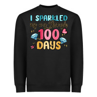 Black i sparkled my way through 100 days Heavyweight Sweatshirt - MaliasSmallBusiness