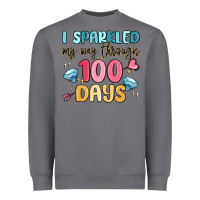 Storm i sparkled my way through 100 days Heavyweight Sweatshirt - MaliasSmallBusiness