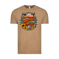 Vintage Coffee stay wild horseshoe Vintage Tee - Jasminsmagicworld