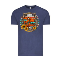 Vintage Denim stay wild horseshoe Vintage Tee - Jasminsmagicworld