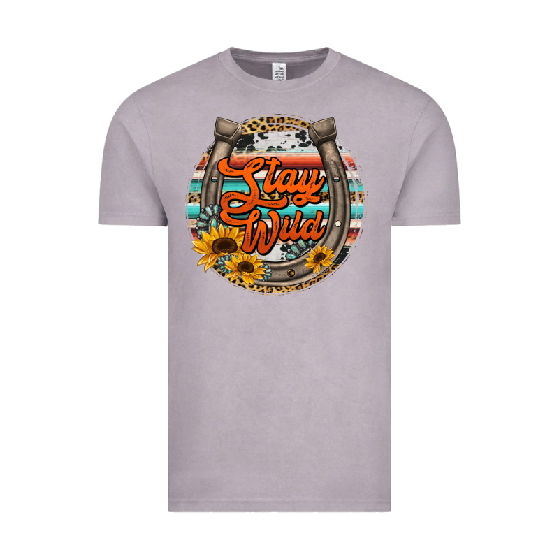Stay Wild Horseshoe Vintage Tee by Jasminsmagicworld | Teevron