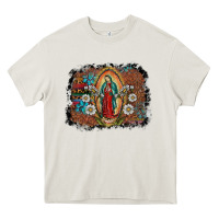 Cream virgin mary Heavy Core Tee - SublimationCraftShop