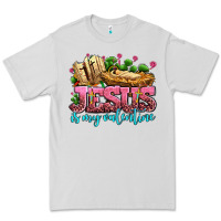 Dove Grey jesus is my valentine Premium Tee - AdoDesignShop