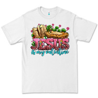 White jesus is my valentine Premium Tee - AdoDesignShop