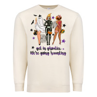 Sandshell Get in ghoulies were going haunting Premium Sweatshirt - NancyCooperArtShop